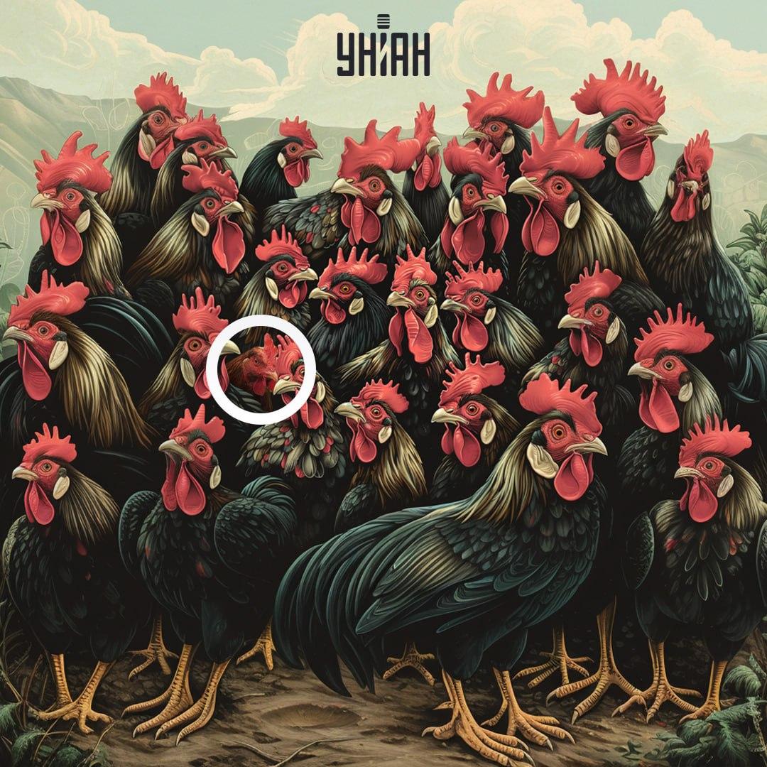 Przegrzebek kury to nie to samo co przegrzebek koguta / kolaż Moje