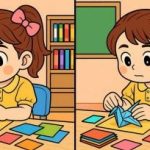 Test IQ: znajdź 3 różnice na zdjęciu dziewczynki z zabawką